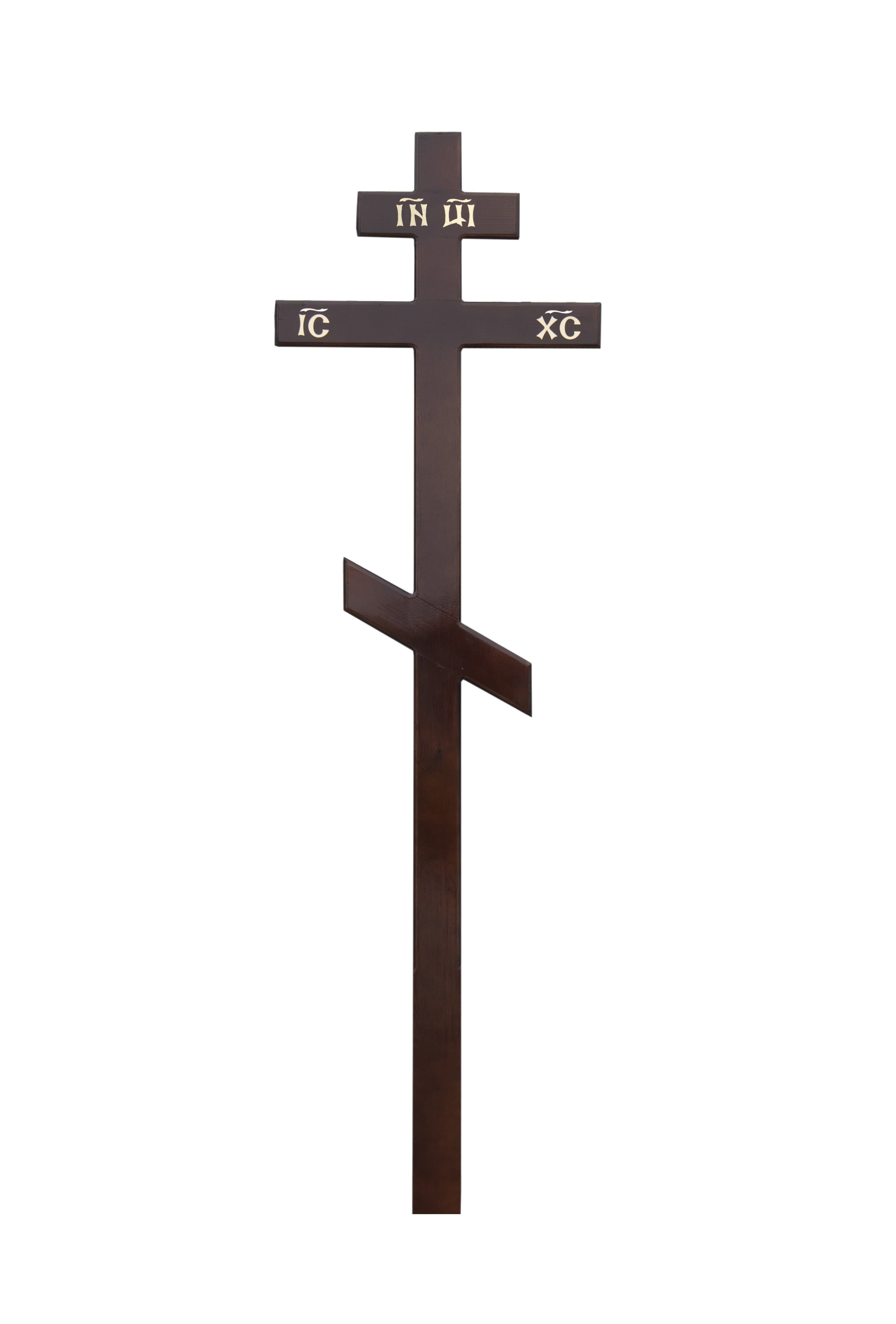 крест на могилу Прямой темный
