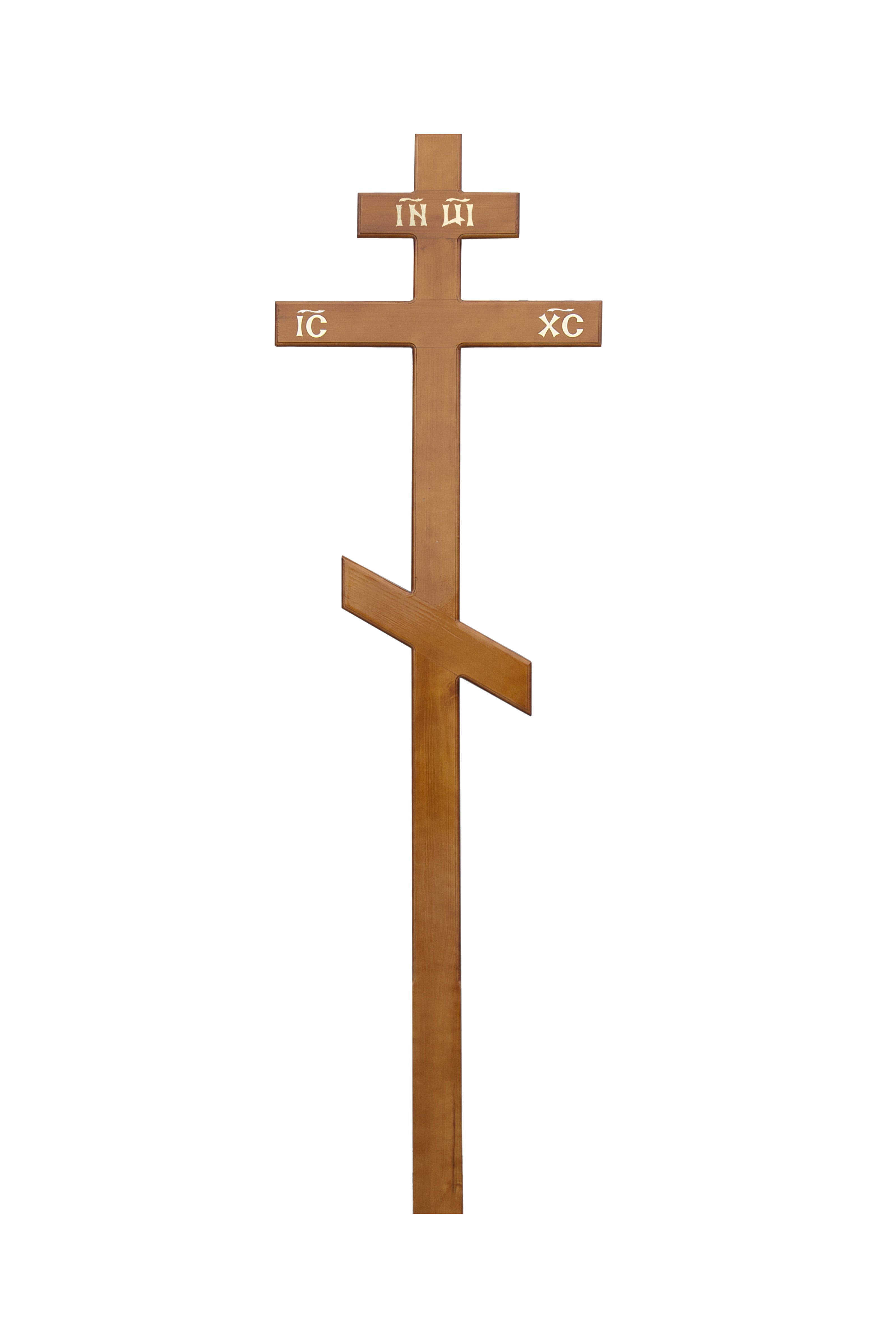 крест на могилу Прямой светлый