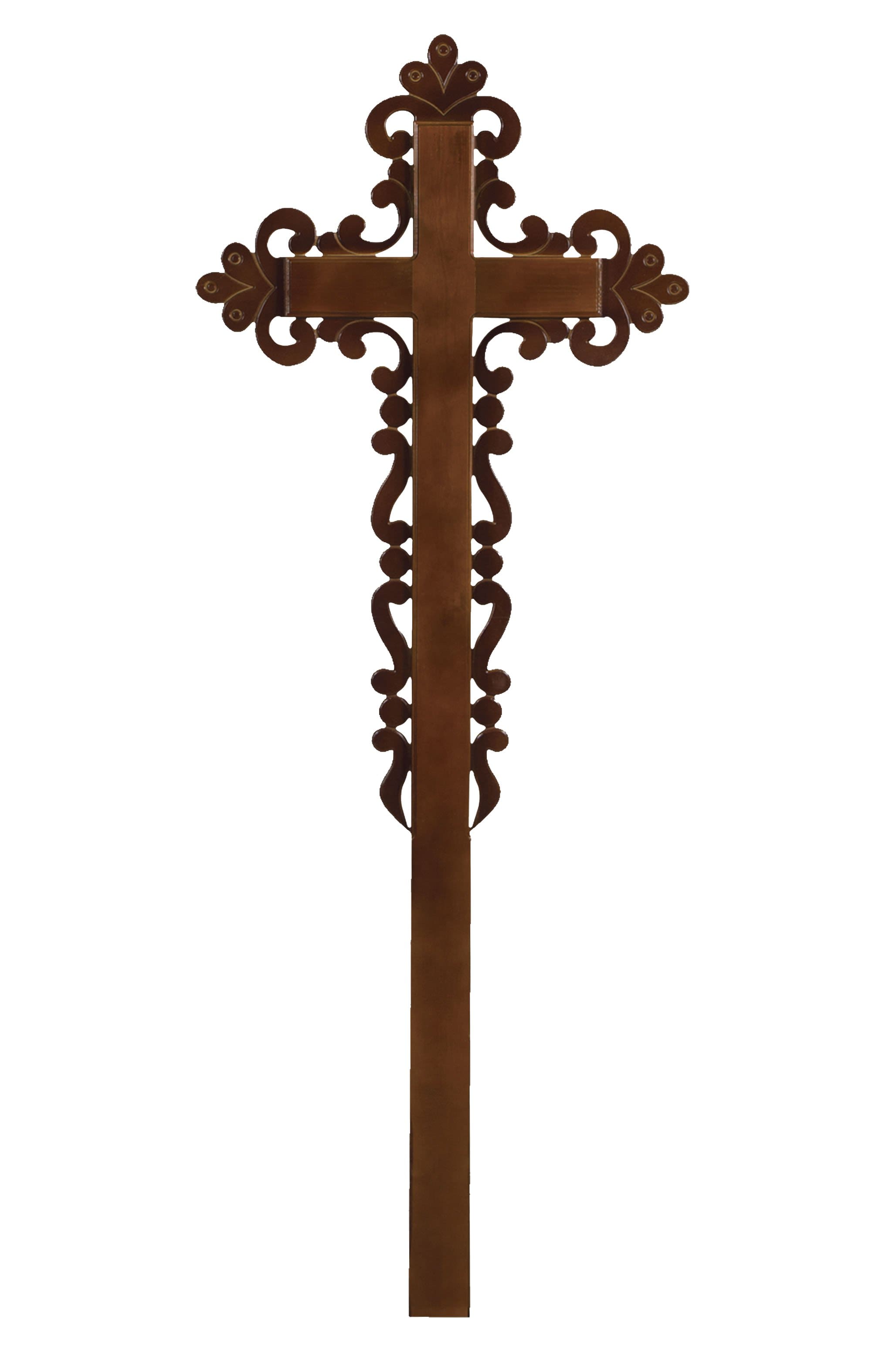 крест на могилу Ажурный католический