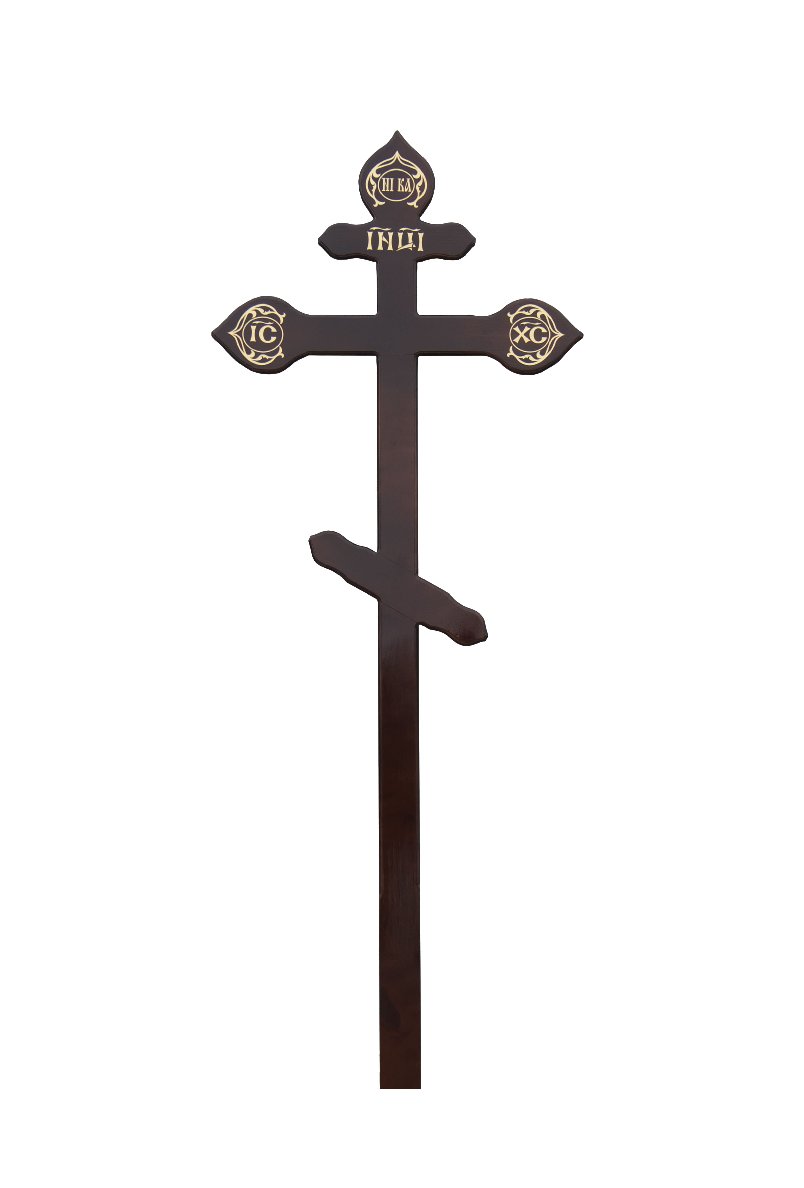 крест на могилу Фигурный темный