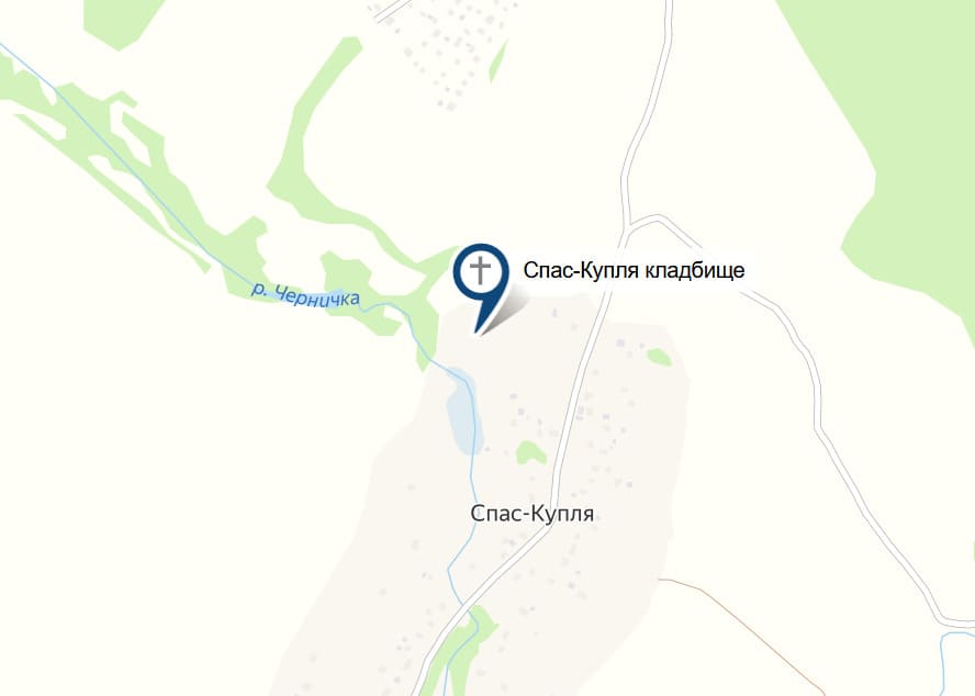 Кладбище Спас-Купля на карте
