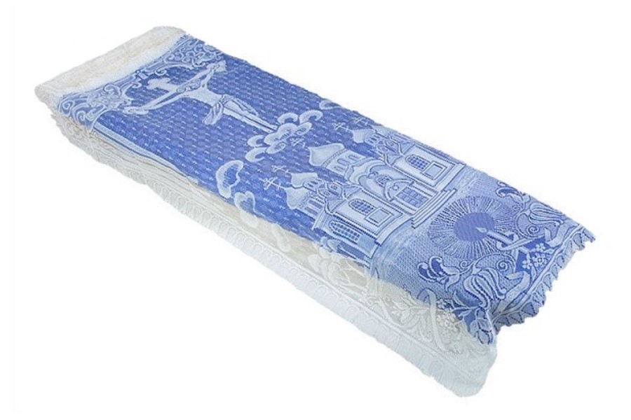 Покрывало в гроб Белое, тюль