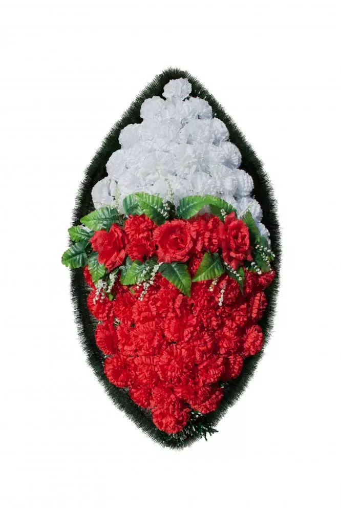 Венок из искусственных цветов Стандарт